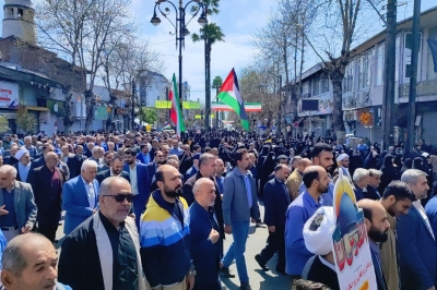 راهپیمایی روز قدس در لنگرود