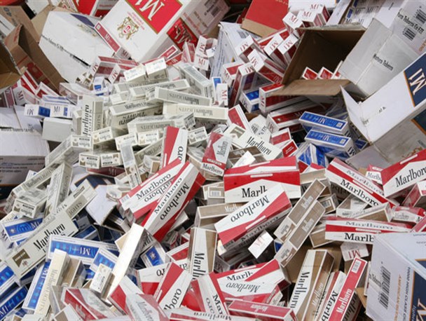 کشف چندین هزار سیگار خارجی قاچاق در لنگرود