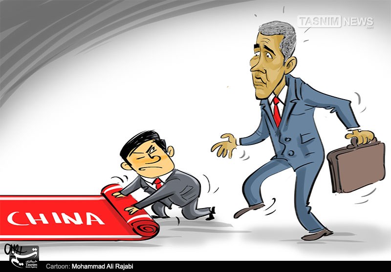 ورود تحقیر آمیز اوباما به چین!!!